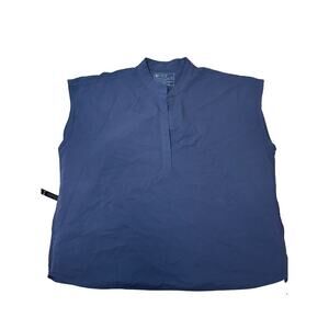 Figs Rafaela Oversized Scrub Top in Quiet Navy XXL